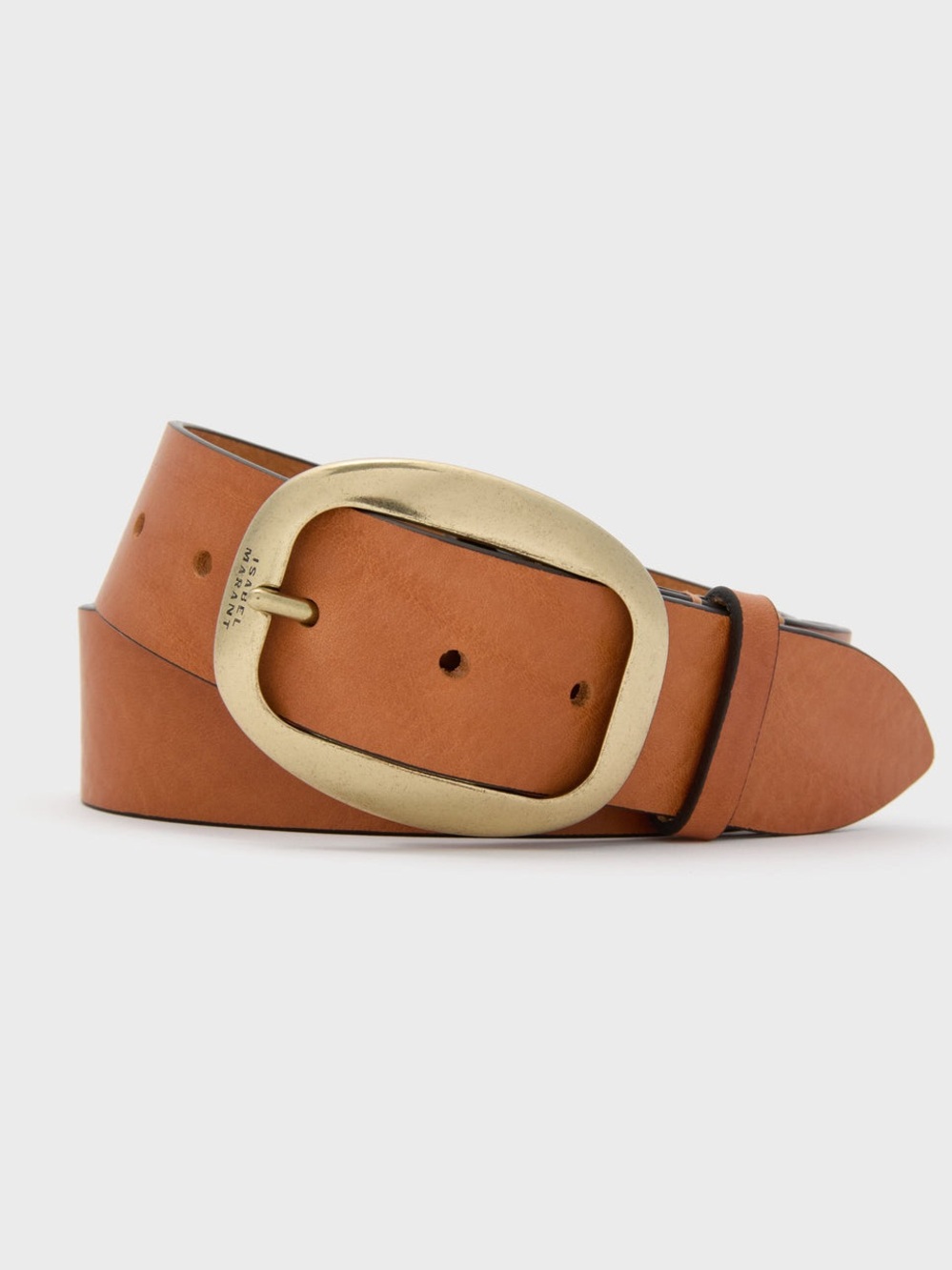 Isabel Marant Cognac Dara Buckle Belt